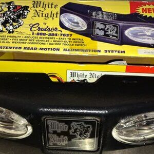 White Night by Cruiser Rear Motion Light Box & Instructions Open Box (See Pictur